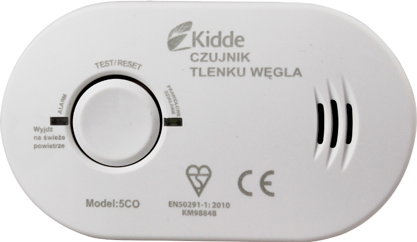 Czujnik czadu KIDDE 5CO front