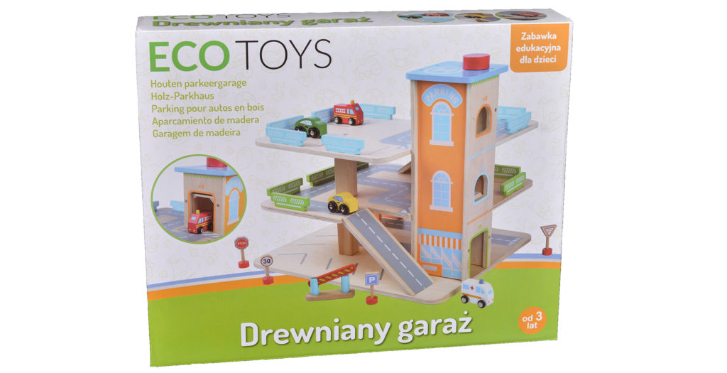 Opakowanie toru z garażem ECOTOYS 1085