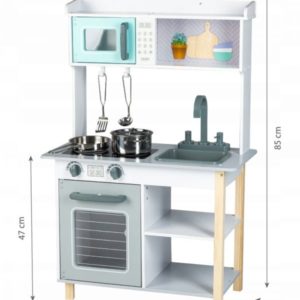 Wymiary kuchni drewnianej Ecotoys 7256A