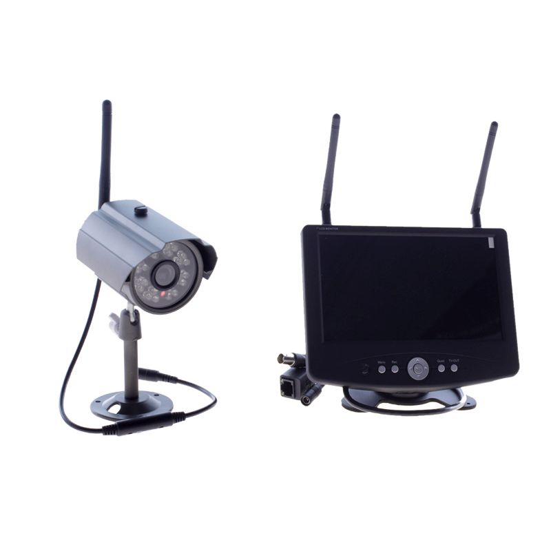 Zestaw do monitoringu - kamera i odbiornik LCD 7" - SET1ch_LAN1