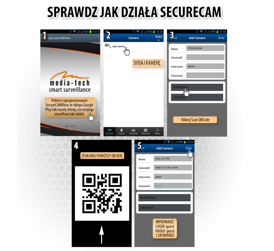 Jak działa oprogramowanie SecureCamVIEW