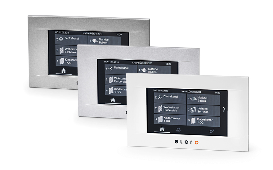 Panel sterowania dotykowego MulitTec Touch Elero.