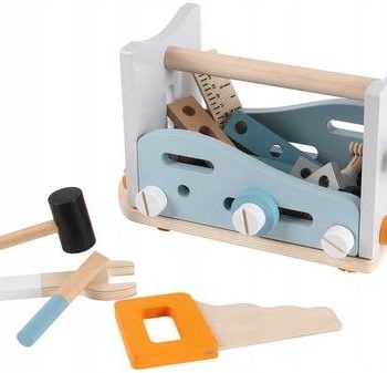 Konstrukcyjny drewniany zestaw narzędziowy