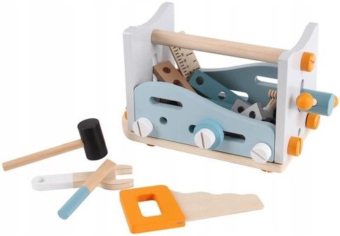 Konstrukcyjny drewniany zestaw narzędziowy