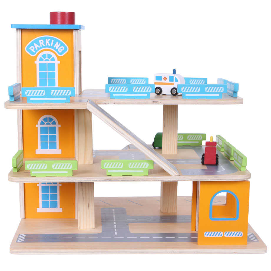 Tor z garażem i winda ECOTOYS 1085 Tor z garażem i winda ECOTOYS 1085