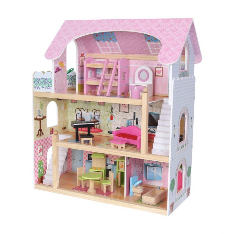 Drewniany domek dla dzieci - Rezydencja Bajkowa Ecotoys
